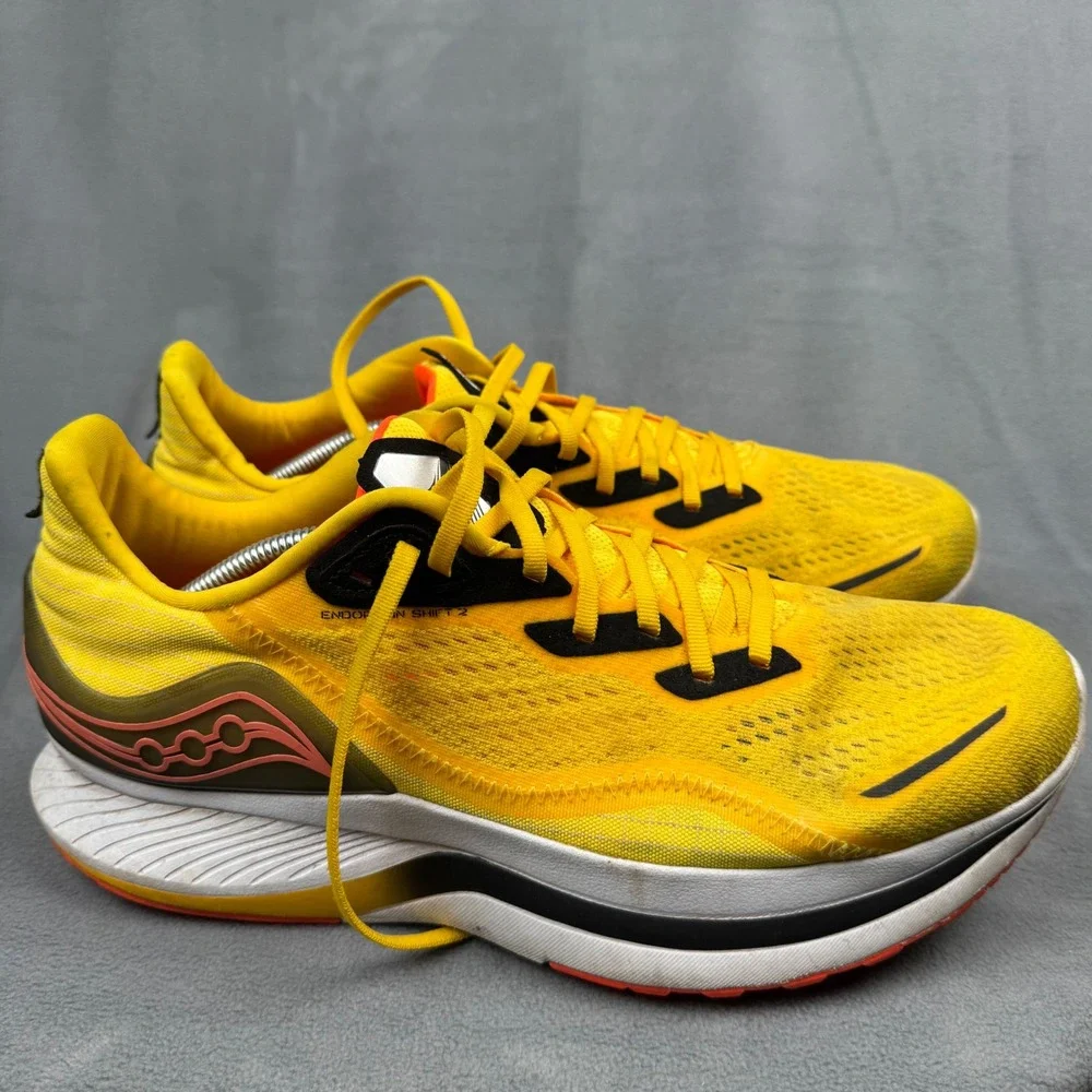 Saucony Endorphin Shift 2 Men Running Shoes Yellow Black  display picture 1